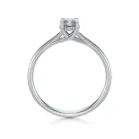 Pierścionek z białego złota z diamentem AJPZ_100